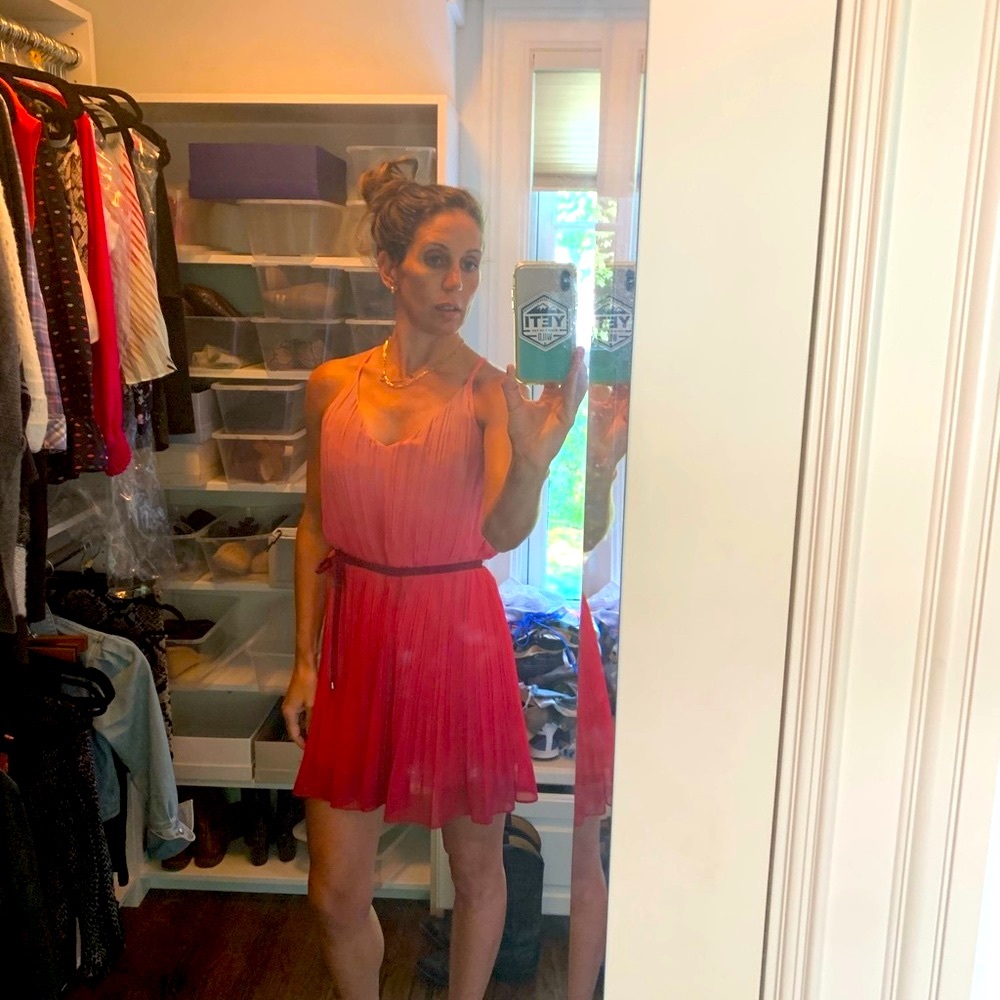 Ramy Brook. Two tone pink ombré dress